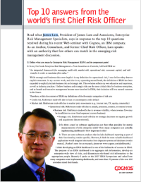 Image of Top 10 answers from the world’s first Chief Risk Officer