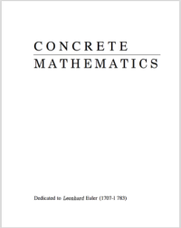 Image of CONCRETE MATHEMATICS