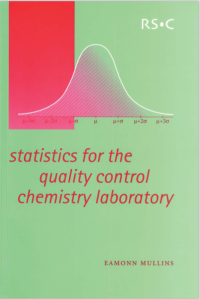 Image of STATISTICS FOR THE QUALITY CONTROL CHEMISTRY LABORATORY