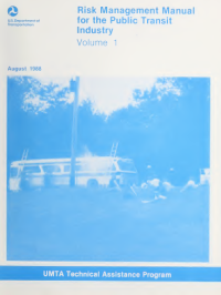 Image of Risk Management Manual for the Public Transit Industry
