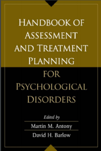 Image of HANDBOOK OF ASSESSMENT AND TREATMENT PLANNING FOR PSYCHOLOGICAL DISORDERS