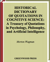 Image of Historical Dictionary of Quotations in Cognitive Science