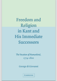 Image of Freedom and Religion in Kant and His Immediate Successors