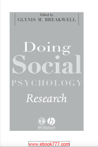 Image of Doing Social Psychology Research