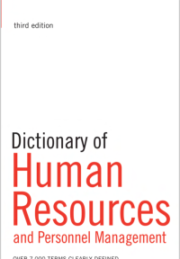 Image of Dictionary of Human Resources and Personnel Management