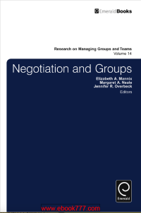 Image of RESEARCH ON MANAGING GROUPS AND TEAMS VOLUME 14 NEGOTIATION AND GROUPS