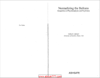 Image of Normalising the Balkans Geopolitics of Psychoanalysis and Psychiatry