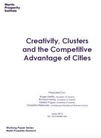 Image of Creativity, Clusters and the Competitive Advantage of Cities