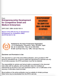 Image of Entrepreneurship Development for Competitive Small and Medium Enterprises