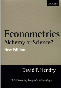 Image of Econometrics: Alchemy or Science?