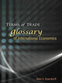 Image of ￼Terms of Trade Gossary of International Economics