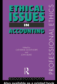 Image of ETHICAL ISSUES IN ACCOUNTING