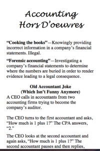 Image of Accounting Hors D’oeuvres
