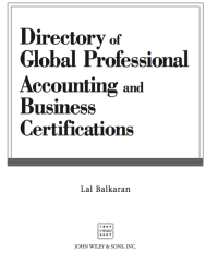 Image of Directory of
Global Professional
Accounting and Business Certifications
