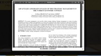 Image of ADVANTAGES AND DISADVANTAGES OF THE STRATEGIC MANAGEMENT IN THE CURRENT ECONOMIC CONTEXT