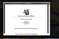 Image of Risk Evaluation in Enterprise Risk Management