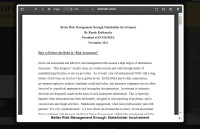 Image of Better Risk Management through Stakeholder Involvement