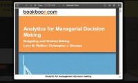 Image of Analytic for management decision making