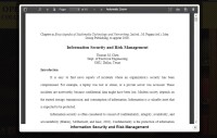 Image of Information Security and Risk Management