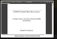 Image of COSO ENTERPRISE RISK MANAGEMENT UNDERSTANDING THE NEW INTEGRATED ERM FRAMEWORK