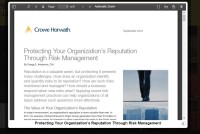Image of Protecting Your Organization’s Reputation Through Risk Management