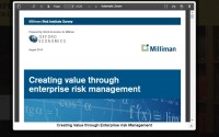 Image of Creating Value through Enterprise risk Management