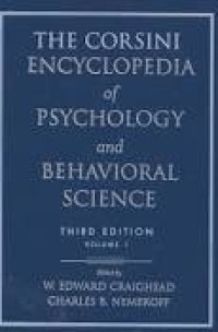 Image of The Concise Corsini
Encyclopedia of
Psychology and
Behavioral Science