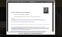 Image of Dynamic Capabilities and Strategic Management