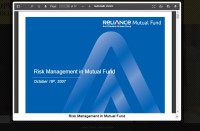Image of Risk Management in Mutual Fund