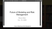 Image of Future of Modeling and Risk
Management