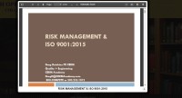 Image of RISK MANAGEMENT & ISO 9001:2015