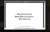 Image of MICROFINANCE RISK MANAGEMENT HANDBOOK