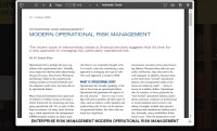 Image of ENTERPRISE RISK MANAGEMENT MODERN OPERATIONAL RISK MANAGEMENT