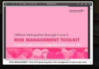 Image of RISK MANAGEMENT TOOLKITA general guide to the management of day-to-day risks