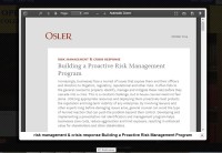 Image of risk management & crisis response Building a Proactive Risk Management
Program