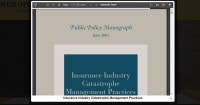 Image of Insurance Industry Catastrophe Management Practices
