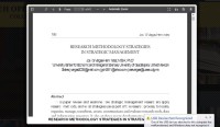 Image of RESEARCH METHODOLOGY STRATEGIES IN STRATEGIC MANAGEMENT