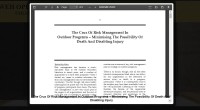 Image of The Crux Of Risk Management In Outdoor Programs – Minimising The Possibility Of Death And Disabling Injury