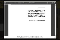Image of TOTAL QUALITY MANAGEMENT AND SIX SIGMA