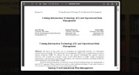 Image of Valuing IT and Operational Risk Management